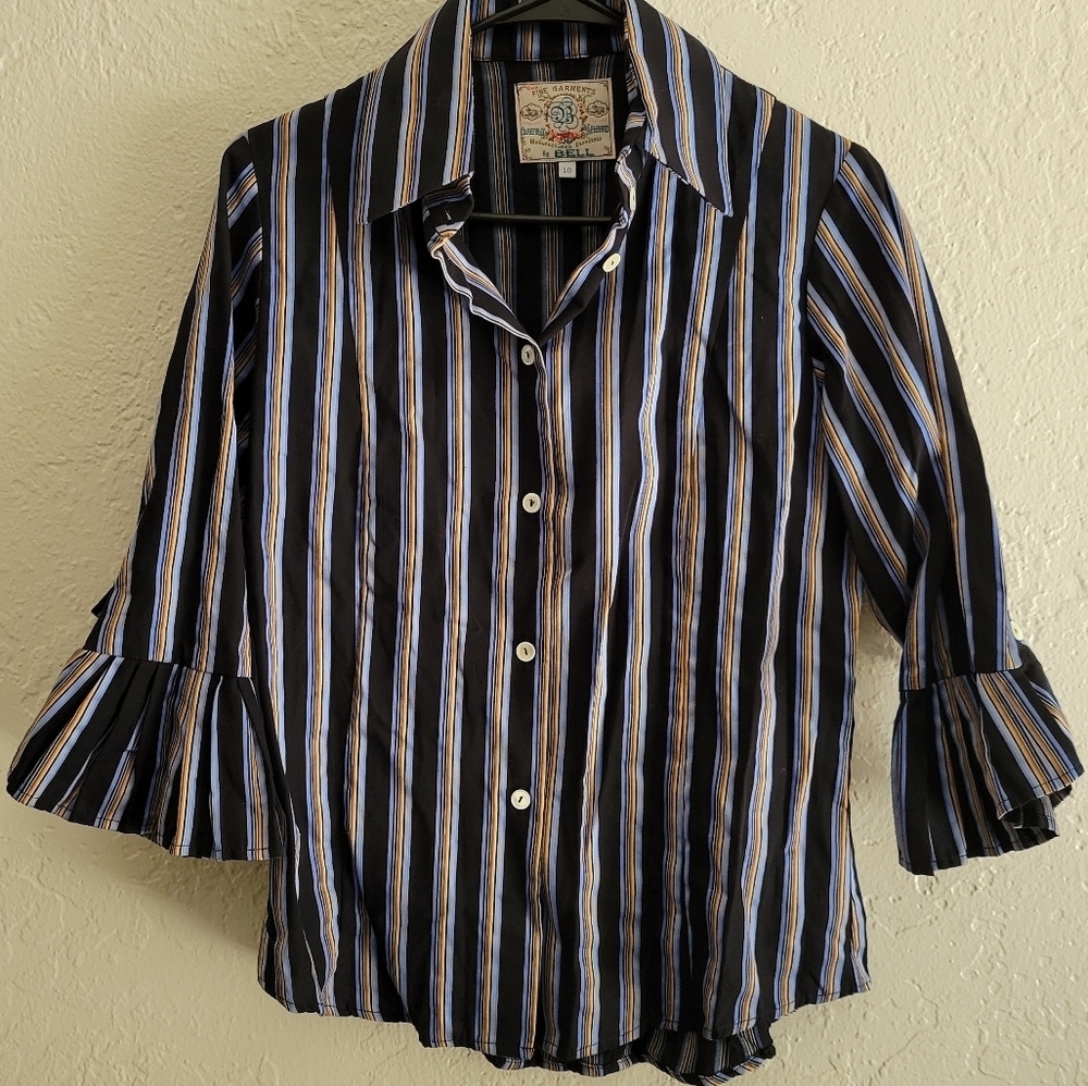Bell Fine Garment Button Up Size 10